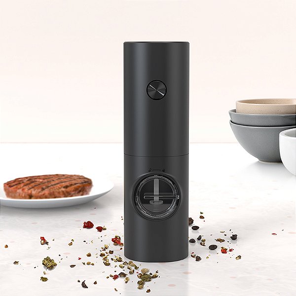Moedor Elétrico de Sal e Pimenta com Ajuste de Moagem – DAFUSHOP-BRASIL