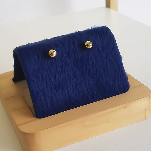 BRINCO ESFERA 6MM BANHADO OURO 18K