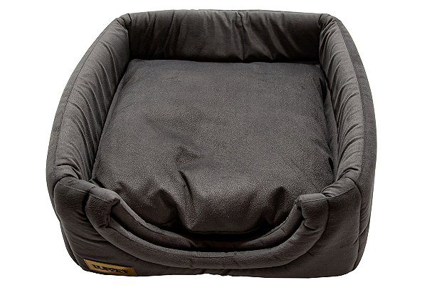 Cama Iglu e Toca Para Cachorro Luppet Cinza Super Luxo Tamanho:G