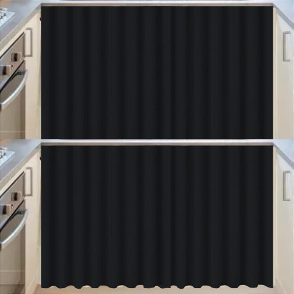 Cortina de Pia Cozinha 100% POLIÉSTER Tecido Antimofo