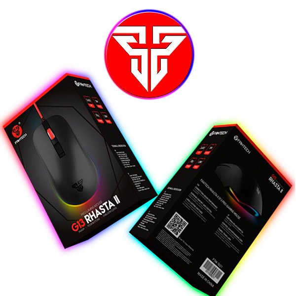 Mouse Para Jogos Profissional Fantech G13 Rhasta Ii 2400Dpi