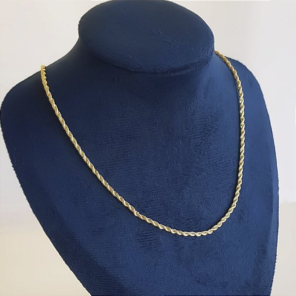 COLAR CORDÃO BAIANO OURO 18K