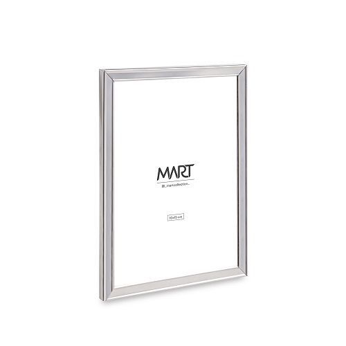 PORTA-RETRATO EM METAL PRATA 15,5x10,5x1,5CM