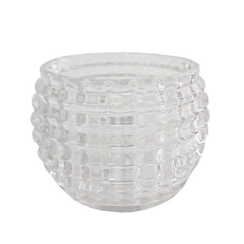 PORTA VELA DE VIDRO 10X9.5X7.7CM