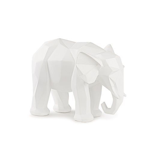 ESCULTURA ELEFANTE EM POLIRESINA 16x11x20.5CM