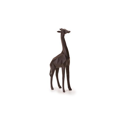 ESCULTURA GIRAFA EM POLIRESINA 30X5x11CM