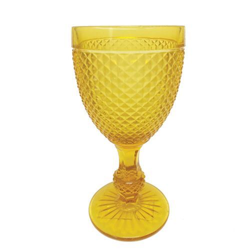 TACA AGUA BICO DE JACA AMBER 7.8X16CM