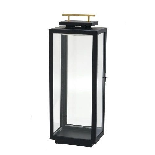 LANTERNA DECORATIVA PRETA 53CM