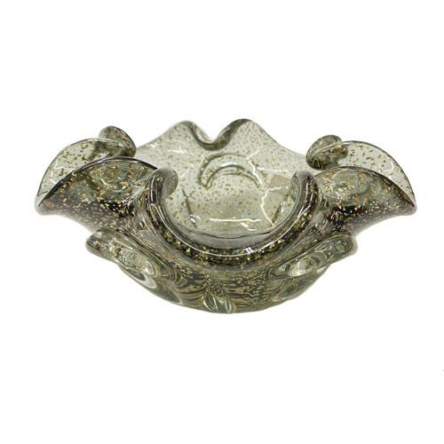 CENTRO DE MESA MURANO PRETO