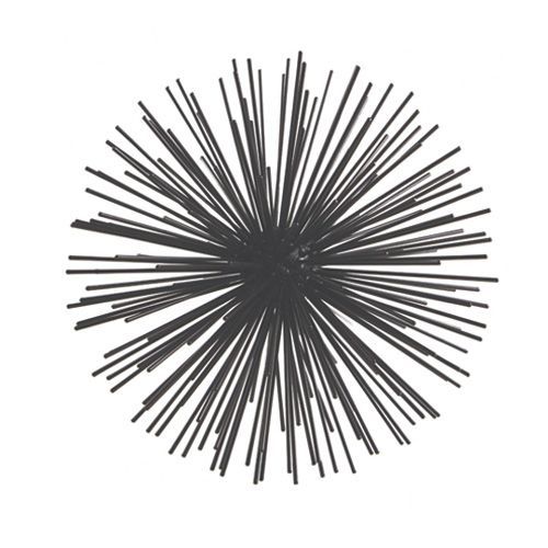 OURICO PRETO EM METAL 26X26X26CM