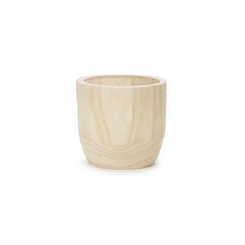 CACHEPOT EM MADEIRA 20X21X21CM