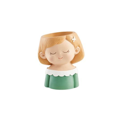 VASO EM POLIRESINA MENINA