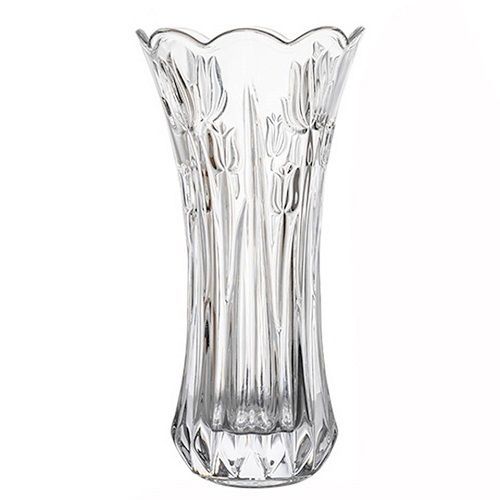 VASO DECORATIVO DE VIDRO 12.5X23X8CM