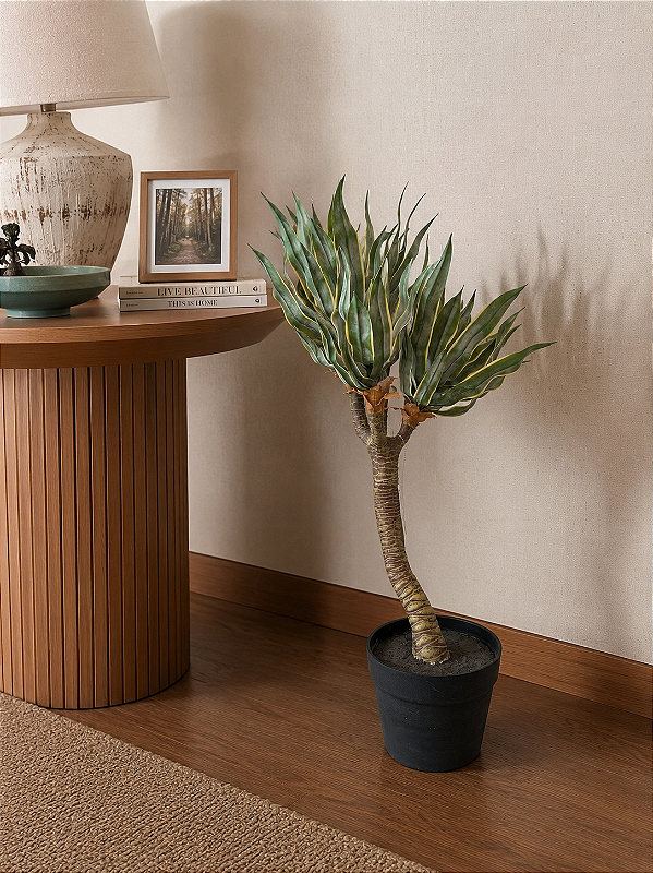 ARVORE PLANTA AGAVE X3 65CM PREMIUM