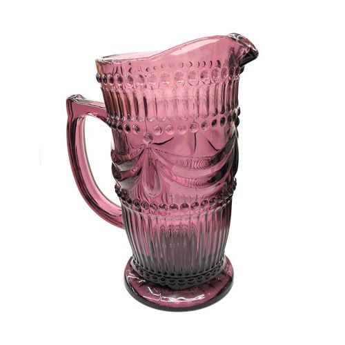 VASO EM VIDRO HR365 AZUL /LILAS