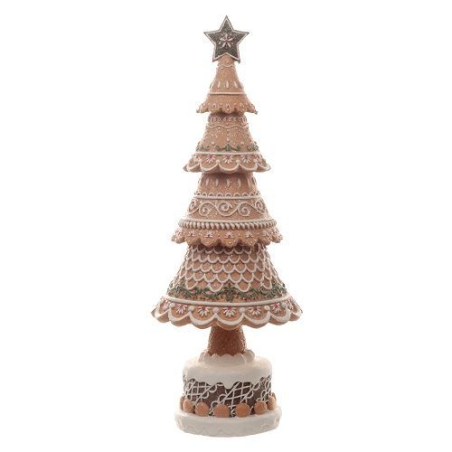 ARVORE NATAL RESINA GINGER 42X16CM