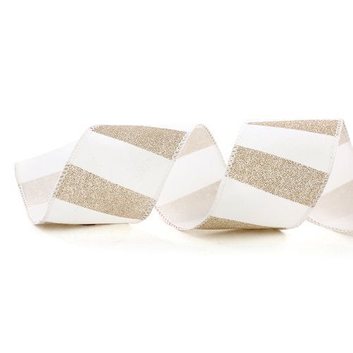 FITA ARAMADA LISTRA BCO/OUR 6.3X914CM