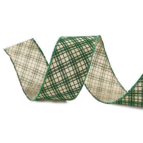 FITA ARAMADA XADREZ VRD/BCO 6.3X914CM