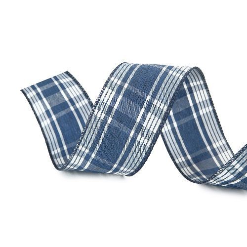 FITA ARAMADA XADREZ AZUL MARINHO 6.3X914CM