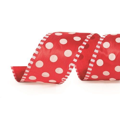 FITA ARAMADA BOLAS VRM/BRA 6.3CM X 9.14M