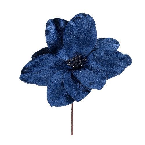FLOR MAGNOLIA AZUL 24CM