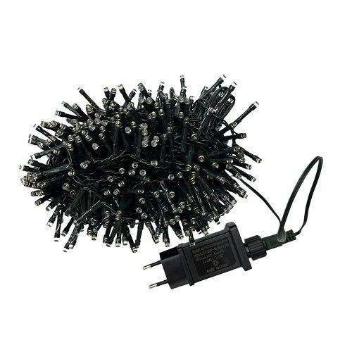 CORDAO 500L FIXA COM SOTROBINHOS FIO VRD LED CLA BIVOLT 10M