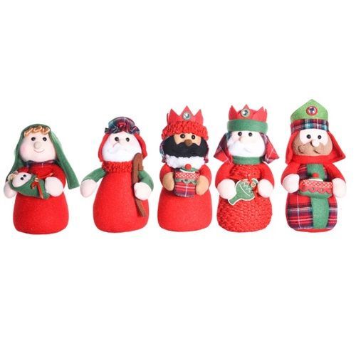 PRESEPIO INFANTIL TECIDO KIT C/5 20CM