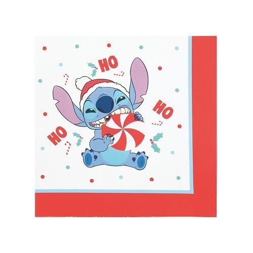 GUARDANAPO C/ STITCH 33CM 20 FOLHAS