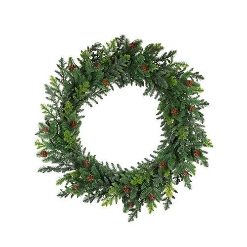 GUIRLANDA COM MINI PINHA PREMIUM 55CM