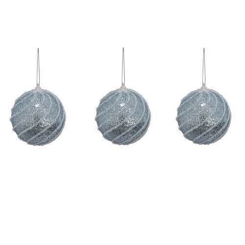 BOLA DECORADA AZUL C/3 DIAM.8CM