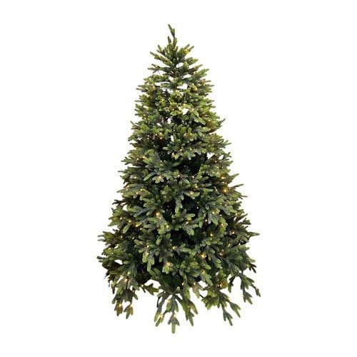 ARVORE NATALINA 210CM 1251 GALHOS 400 LEDS GALHO SILICONADO PE DE FERRO