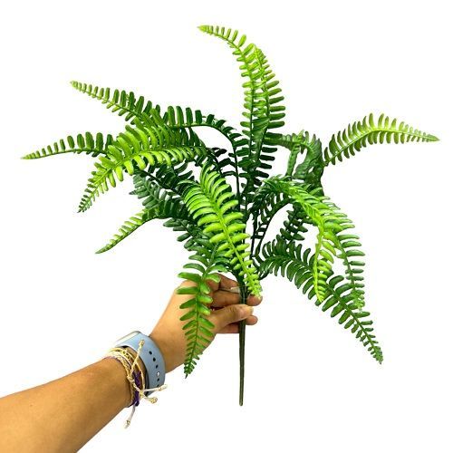 BQUE DE SAMAMBAIA C/7 48CM SILICONE