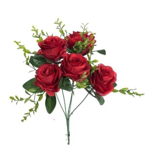 BUQUE DE ROSA X5 40CM