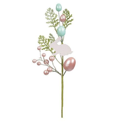 HASTE OVOS E COELHO (AZUL/ROSA) 40CM