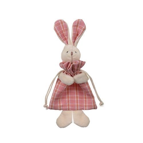 PASCOA EMBALAGEM COELHO ROSA 12X10CM