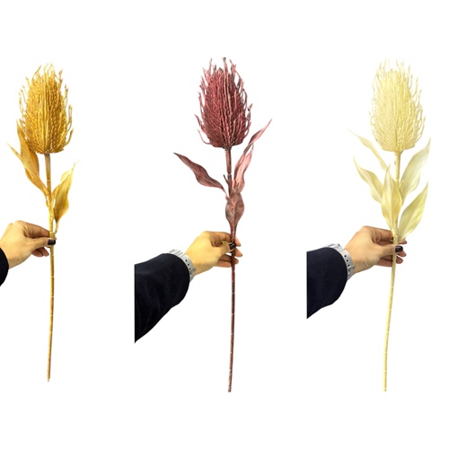 HASTE DE PROTEA ENVELHECIDA 80CM