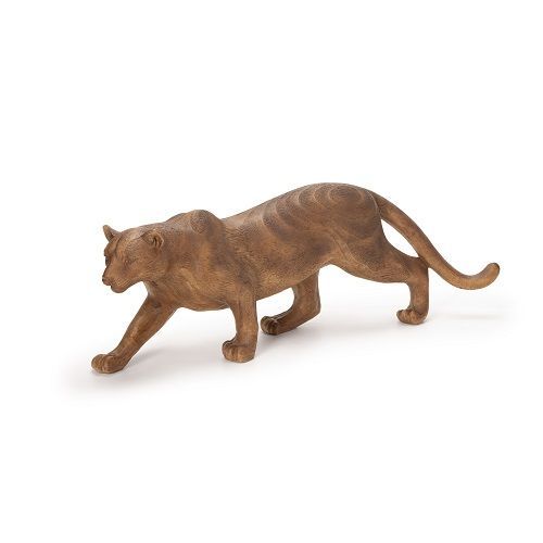 ESCULTURA PANTERA EM POLIRESINA 4x48.5x12.5CM