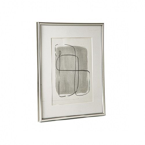 PORTA-RETRATO PRATA 27.5x22.5x1.5CM