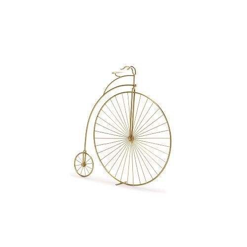 ESCULTURA BICICLETA EM METAL 40x43x0.5CM