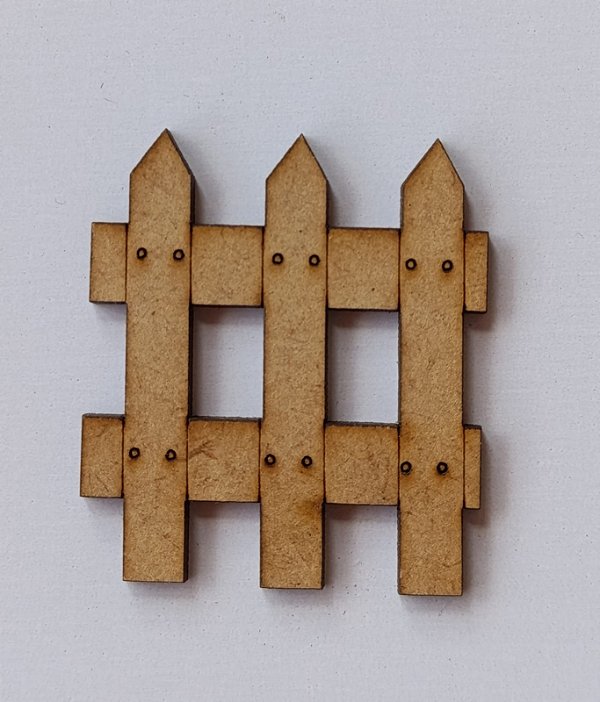 APLIQUE CERCADINHO EM MDF 3MM. CORTE A LASER