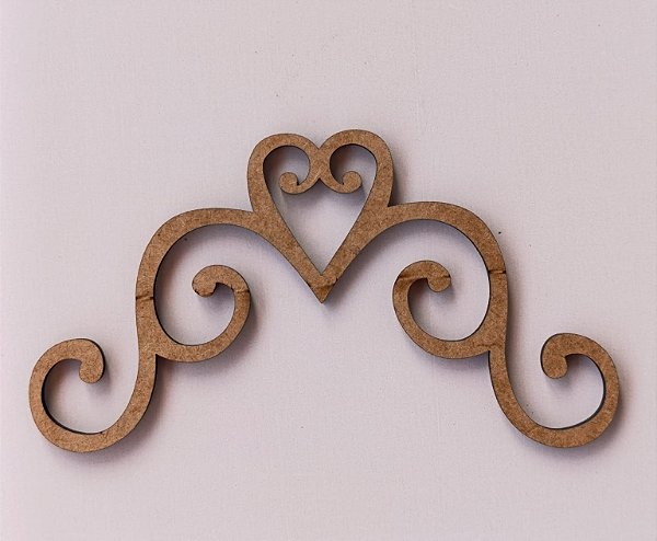 APLIQUE CANTONEIRA Nº 14 EM MDF 3MM. CORTE A LASER.