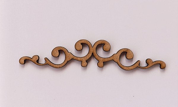 APLIQUE ARABESCO Nº 3 EM MDF 3MM. CORTE A LASER.
