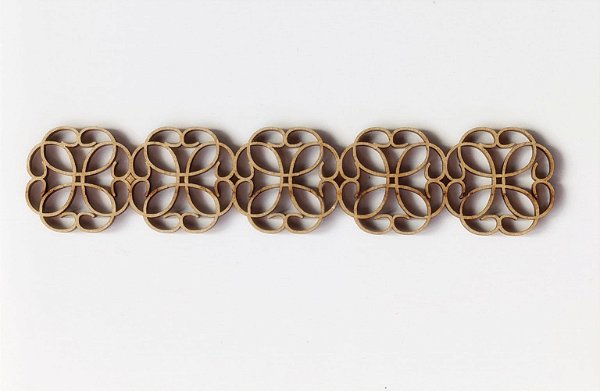 APLIQUE ARABESCO Nº 9 EM MDF 3MM. CORTE A LASER. PACOTE 2 UNIDADES