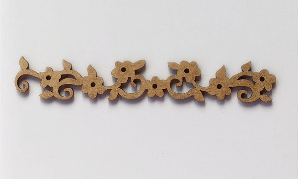 APLIQUE ARABESCO Nº 8 EM MDF 3MM. CORTE A LASER.