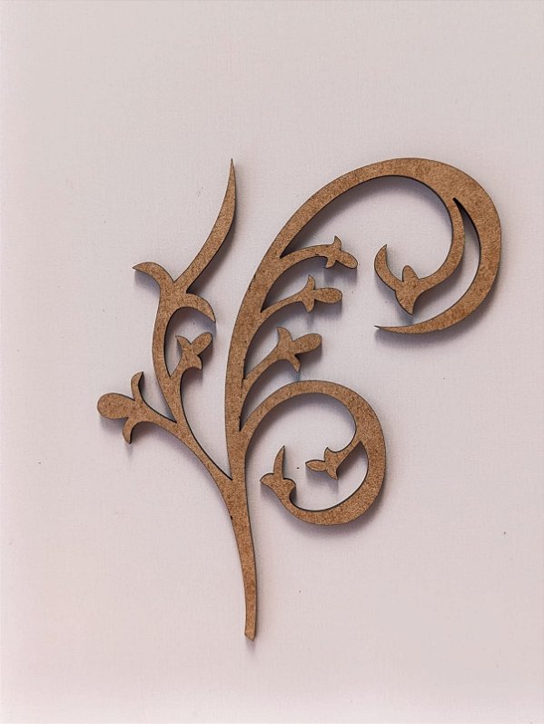 APLIQUE ARABESCO Nº 12 EM MDF 3MM. CORTE A LASER. PACOTE 2 UNIDADES