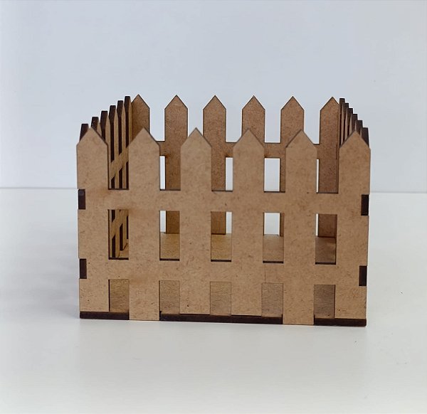 CERCADINHO EM MDF CRU 3MM Nº1. CORTE A LASER.