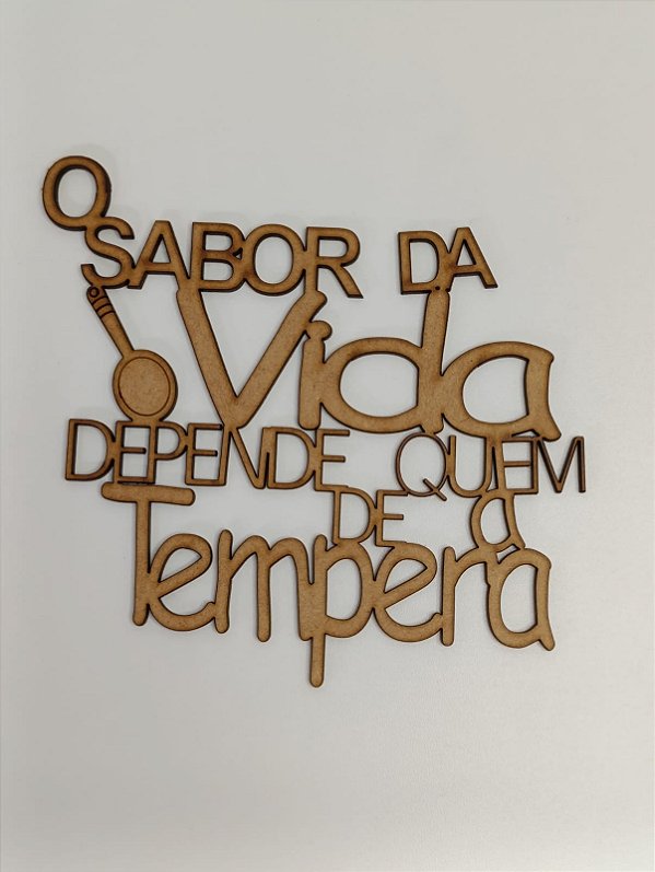 FRASES  EM MDF CRU 3MM. CORTE A LASER.