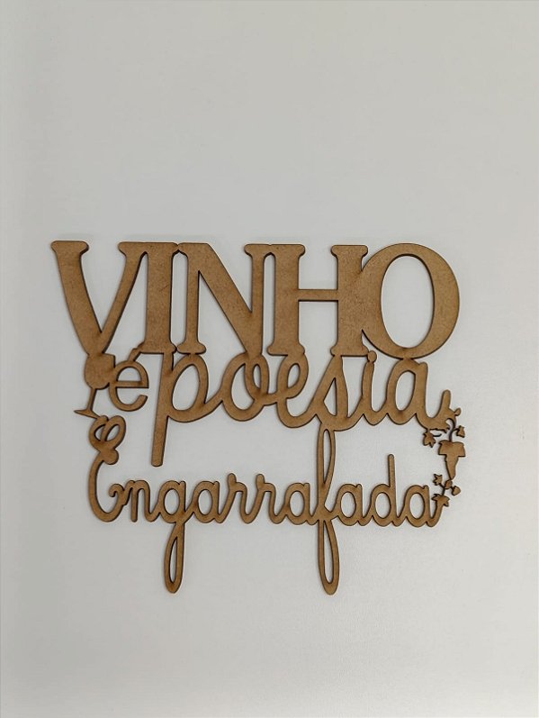 FRASES  EM MDF CRU 3MM. CORTE A LASER.