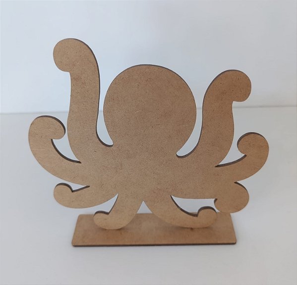TOTEM POLVO EM MDF CRU 3MM. CORTE A LASER.
