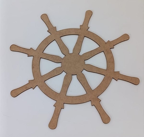 RODA DO LEME EM MDF CRU 3MM. CORTE A LASER.
